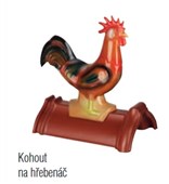 TONDACH Kohout na hřebenáč výška 37cm