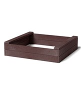 TRANSFORM TRAPLAST Plastové pískoviště 1200 × 1200 × 300 mm, hnědé TRANSFORM TRAPLAST Plastové pískoviště 1200 × 1200 × 300 mm, hnědé