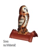 TONDACH Sova na hřebenáč výška 44cm