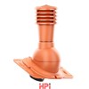 HPI Odvětrávací set prům. 125/110mm - univerzální - pro trapézové krytiny - červený