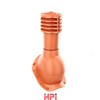 HPI Odvětrávací set prům.125/110mm-nejvyšší profil-pro plech. tvarované krytiny - červená
