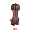 HPI Rotační odvětr. set prům.150mm - pro šindel a rovné plechové krytiny - hnědá