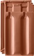 ERLUS GROßFALZZIEGEL XXL® Taška základní 1/1 Kupferbraun - červenohnědá engoba